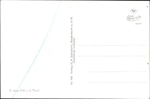 Ak Cochem an der Mosel, Panorama