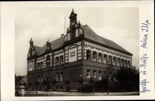 Ak Alfeld an der Leine, Blick auf das Realprogymnasium