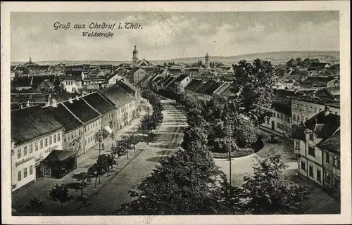 Ak Ohrdruf in Thüringen, Waldstraße