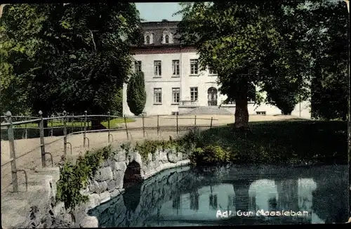 Ak Holzdorf in Schleswig Holstein, Adl. Gut Maasleben