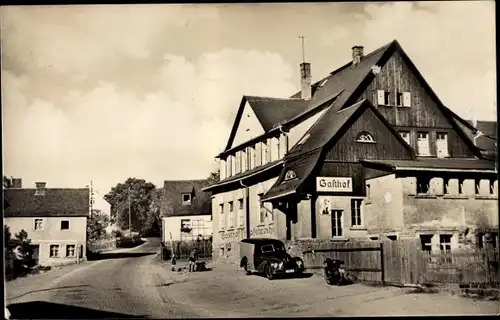 Ak Syrau Rosenbach im Vogtland, Gasthof Tropfsteinhöhle