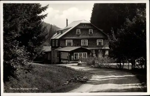 Ak Katzhütte im Schwarzatal, Pension Massermühle im Massertal