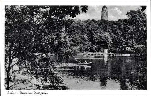 Ak Bochum im Ruhrgebiet, Stadtgarten