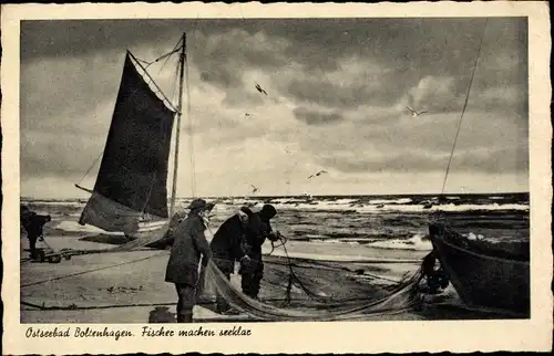 Ak Ostseebad Boltenhagen, Fischer