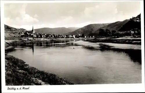 Ak Bruttig Fankel an der Mosel, Panorama, Mosel