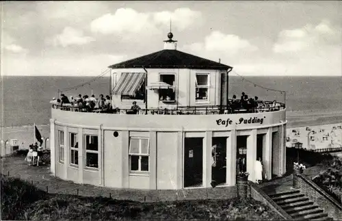 Ak Nordseebad Wangerooge in Ostfriesland, Cafe Pudding