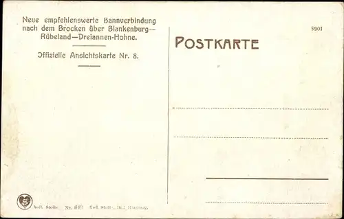 Ak Schierke Wernigerode am Harz, Panorama, Teilansicht