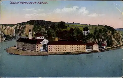 Ak Kelheim an der Donau Niederbayern, Kloster Weltenburg