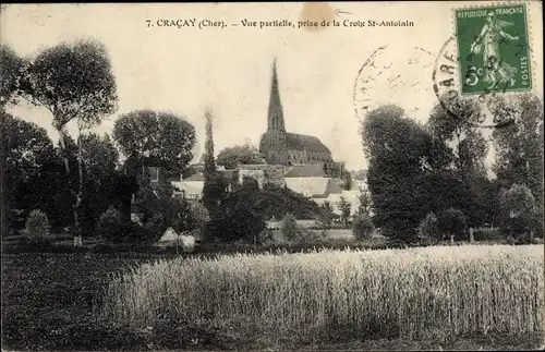 Ak Cracay Cher, Vue partielle, prise de la Croix Saint Antoinin