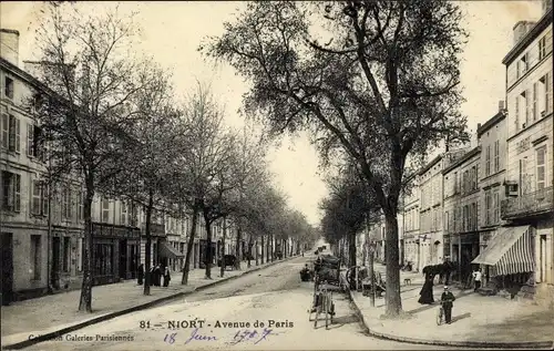 Ak Niort Deux Sèvres, Avenue de Paris