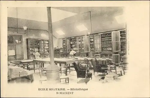 Ak Saint Maixent Deux Sevres, Ecole Militaire, Bibliotheque