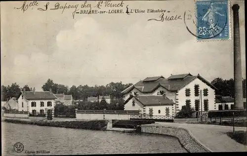 Ak Briare Loiret, L'Usine Elevatoire