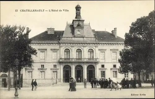 Ak Châtellerault Vienne, L'Hotel de Ville