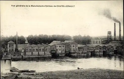 Ak Châtellerault Vienne, Vue generale de la Manufacture d'Armes