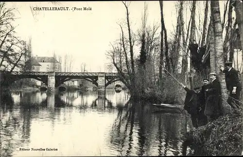 Ak Châtellerault Vienne, Pont Mole