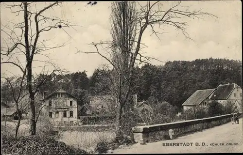 Ak Eberstadt Darmstadt in Hessen, Kühler Grund