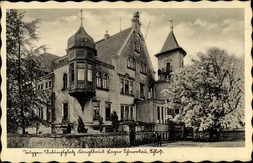 Ak Schmorkau Neukirch Sachsen, Truppenübungsplatz Königsbrück, Schloss