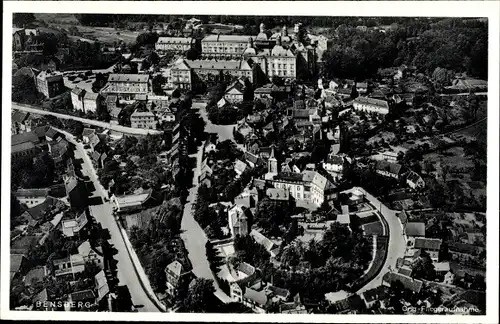 Ak Bensberg Bergisch Gladbach, Luftbild