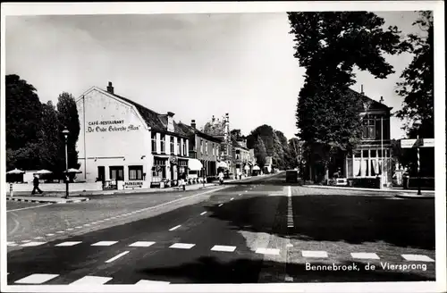 Ak Bennebroek Nordholland Niederlande, De Viersprong, Restaurant De Oude Geleerde Man