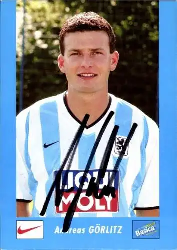 Autogrammkarte Fußballer Andreas Görlitz, TSV 1860 München