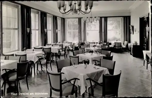 Ak Körbecke Möhnesee in Nordrhein Westfalen, Haus Delecke