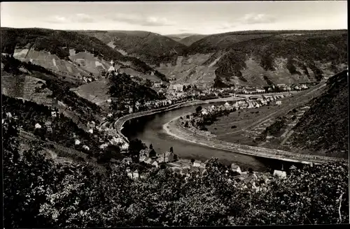 Ak Cochem Mosel, Blick zur Burg mit Umgebung