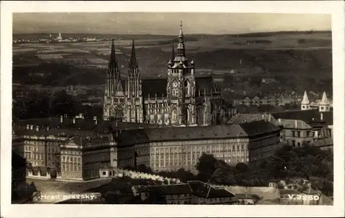 Foto Ak Praha Prag Tschechien, Hrad prazsky, Prager Burg