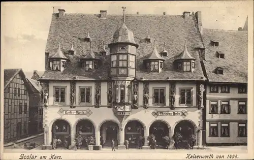 Ak Goslar am Harz, Kaiserworth v. 1494