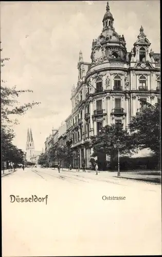 Ak Düsseldorf am Rhein, Oststraße