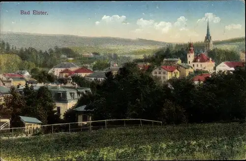 Ak Bad Elster im Vogtland, Panorama