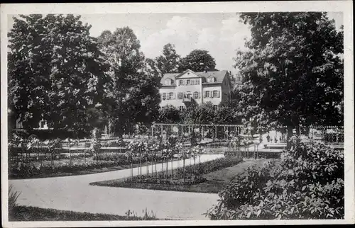 Ak Bad Elster im Vogtland, Haus Rheingold, Am Rosengarten, Anna Künzel