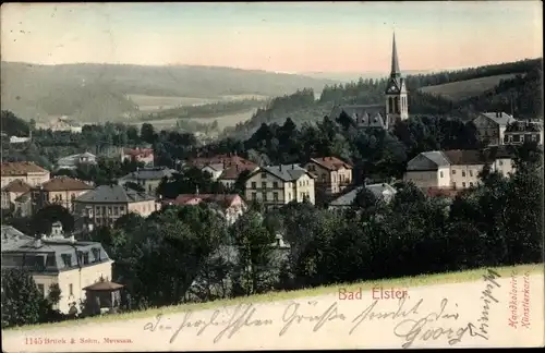 Ak Bad Elster im Vogtland, Panorama