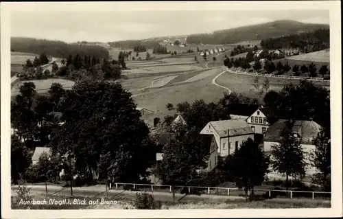 Ak Auerbach im Vogtland, Blick auf Brunn