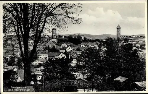 Ak Auerbach im Vogtland Sachsen, Blick auf die Stadt