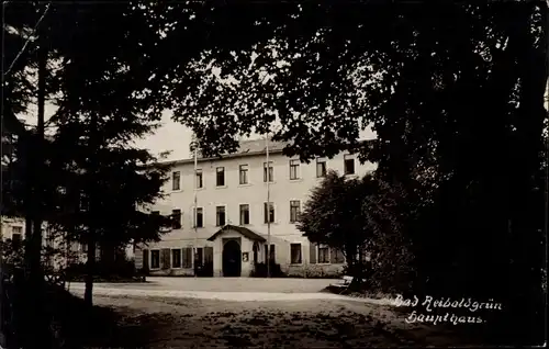 Foto Ak Bad Reiboldsgrün Auerbach im Vogtland, Haupthaus