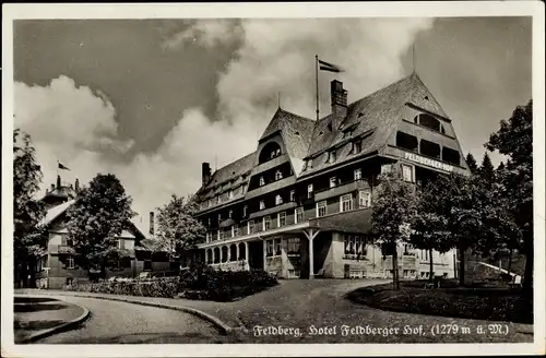 Ak Feldberg im Schwarzwald Baden Württemberg, Hotel Feldberger Hof