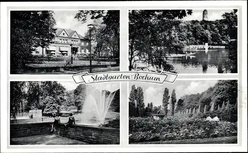 Ak Bochum im Ruhrgebiet, Stadtpark, Stadtgarten