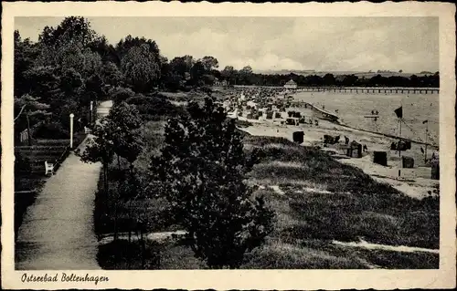 Ak Ostseebad Boltenhagen, Promenade, Strand