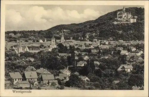 Ak Wernigerode am Harz, Panorama