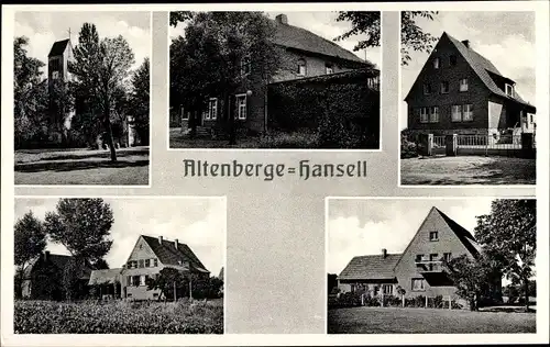 Ak Hansell Altenberge in Westfalen, Ortsansichten