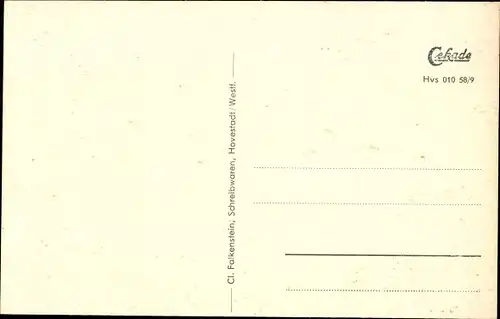 Ak Hovestadt Lippetal in Westfalen, Teilansicht, Amtshaus, Lippepartie, Schlossstraße, Kirche