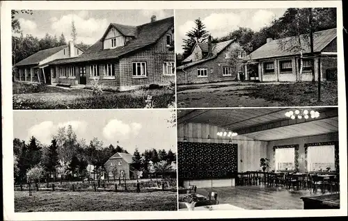 Ak Harrendorf Bramstedt Hagen im Bremischen, Gasthaus Waldesruh, Innenansicht