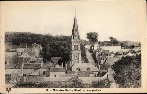 Ak Ménetou Salon Cher, Vue générale