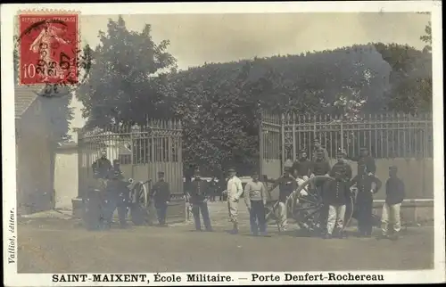Ak Saint Maixent Deux Sevres, Ecole Militaire, Porte Denfert Rochereau