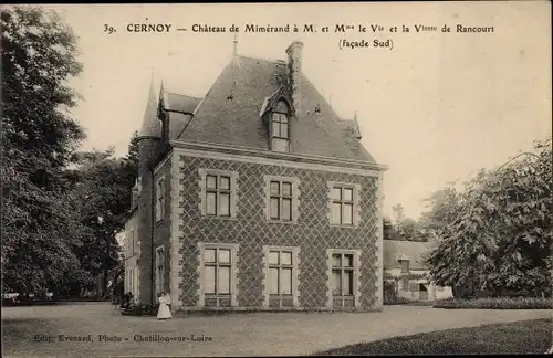 Ak Cernoy Loiret, Chateau de Mimerand