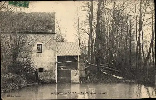 Ak Bonny sur Loire Loiret, Moulin de la Cheuille