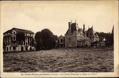 Ak La Roche Posay les Bains Vienne, Le Casino Municipal, Hotel du Casino