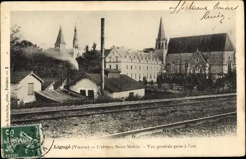 Ak Ligugé Vienne, L'abbaye Saint Martin