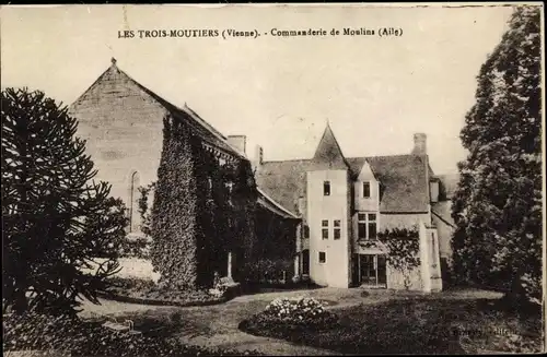 Ak Les Trois Moutiers Vienne, Commanderie de Moulins