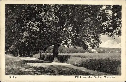 Ak Stolpe Hohen Neuendorf Oberhavel, Stolper Chaussee